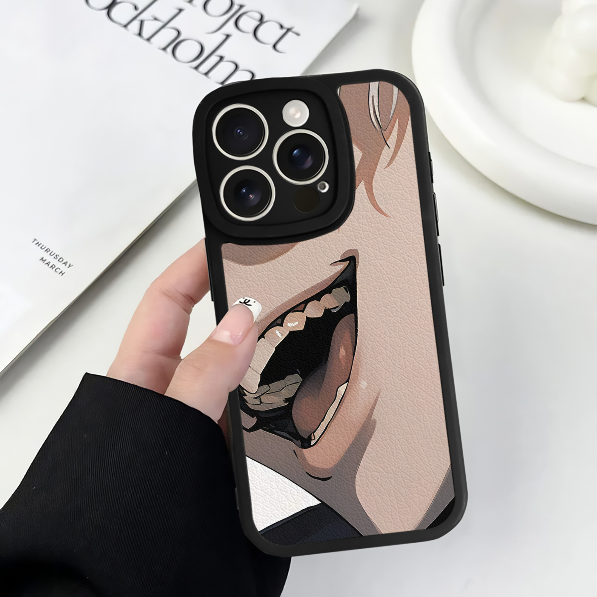 （画像用） SPY×FAMILY间谍家家酒 【iPhone 16シリーズ対応】シリコンスマホケース（レザー調） 材質：シリコン
